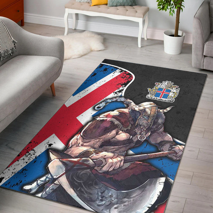 Tspinners Area Rug - Iceland Warrior Brush Style Area Rug A35