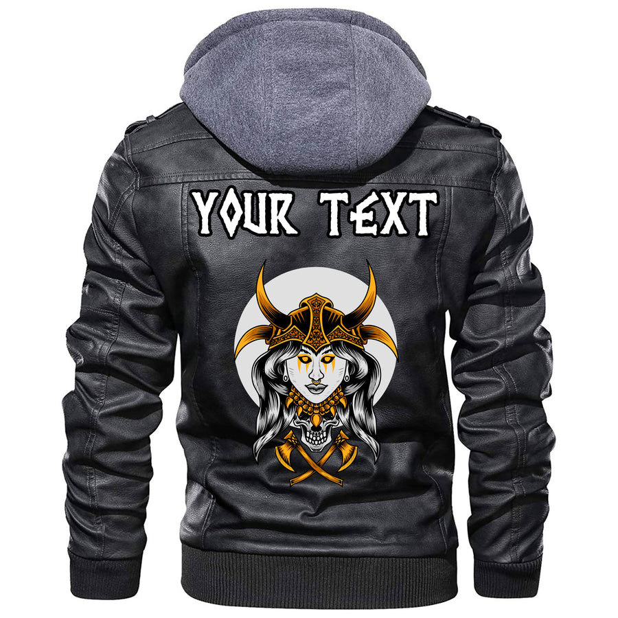 (Custom) Tspinners - Scandinavian Myths Raven Leather Jacket A35