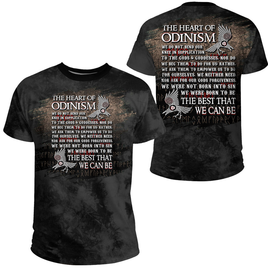Tspinners - Viking The heart of Odinism T-Shirt A7