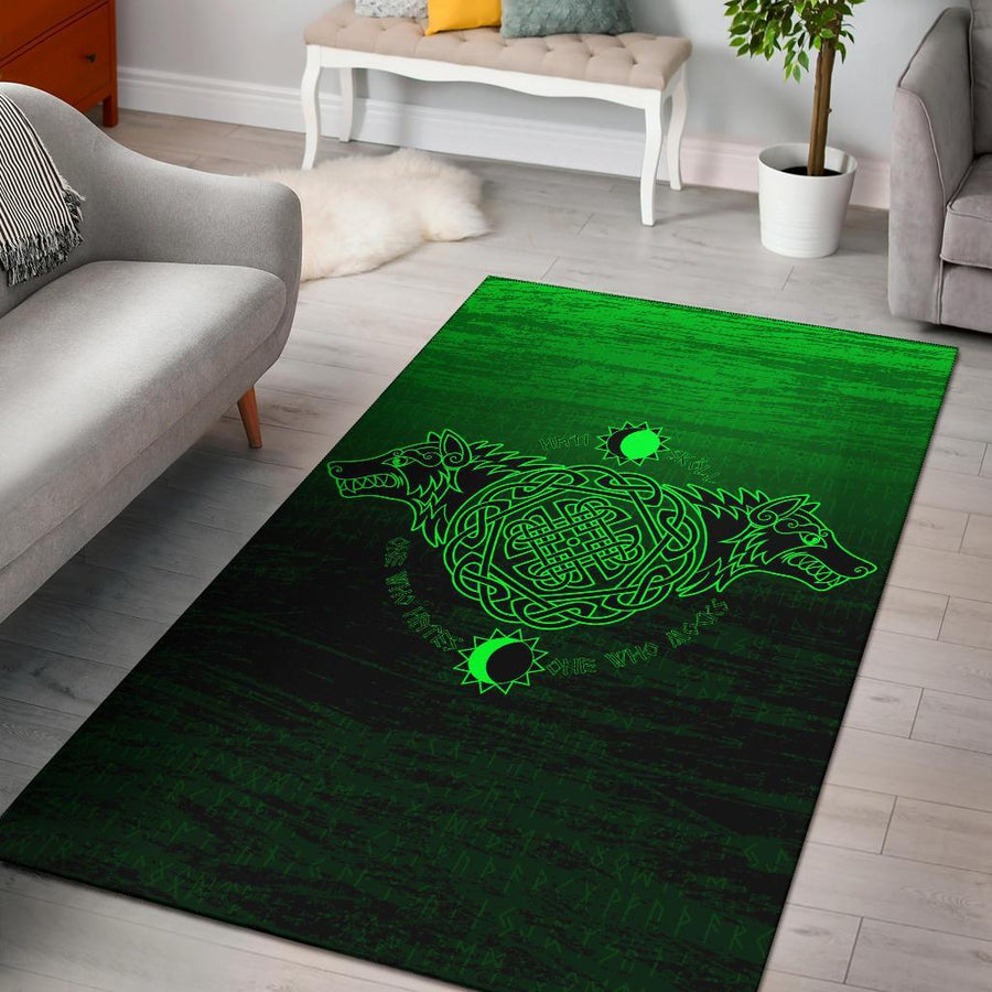 Tspinners Area Rug, Skoll And Hati A31