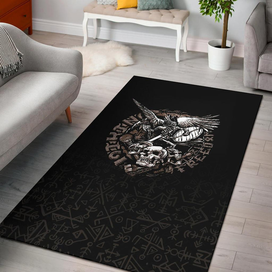 Tspinners Warrior Tattoo Odin Area Rug A27