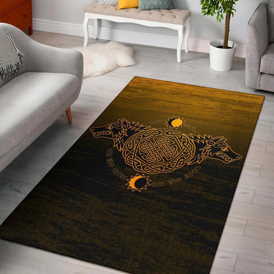 Tspinners Area Rug, Skoll And Hati A31
