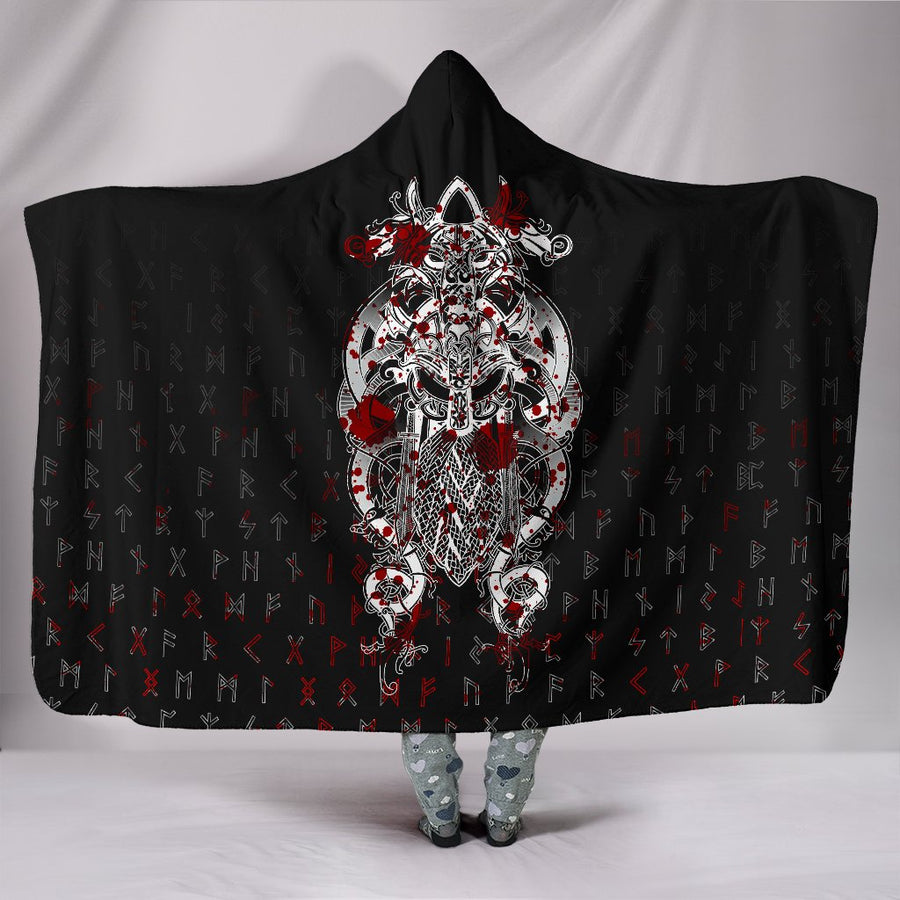 Tspinners Tyr Tattoo Blood Hooded Blanket A27