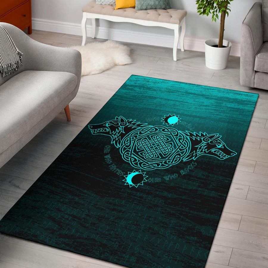 Tspinners Area Rug, Skoll And Hati A31