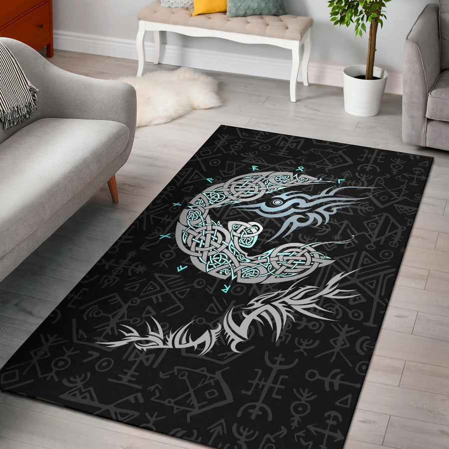 Tspinners Fenrir Wolf Area Rug A27