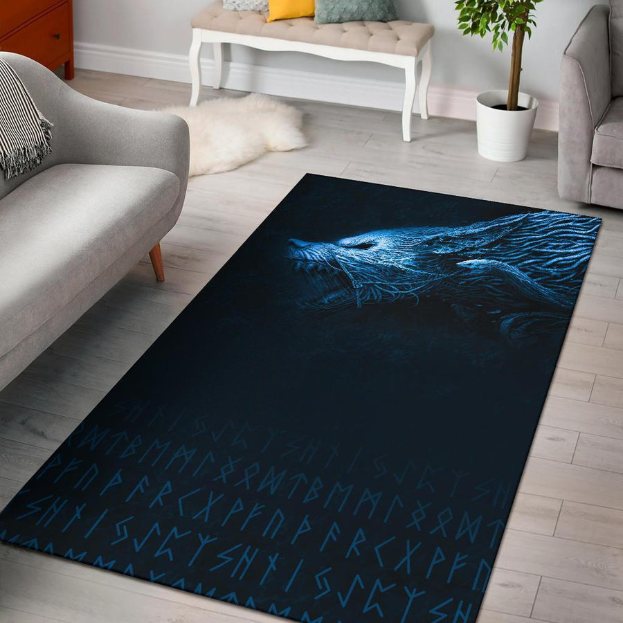 Tspinners Area Rug , Fenrir Wolf A31