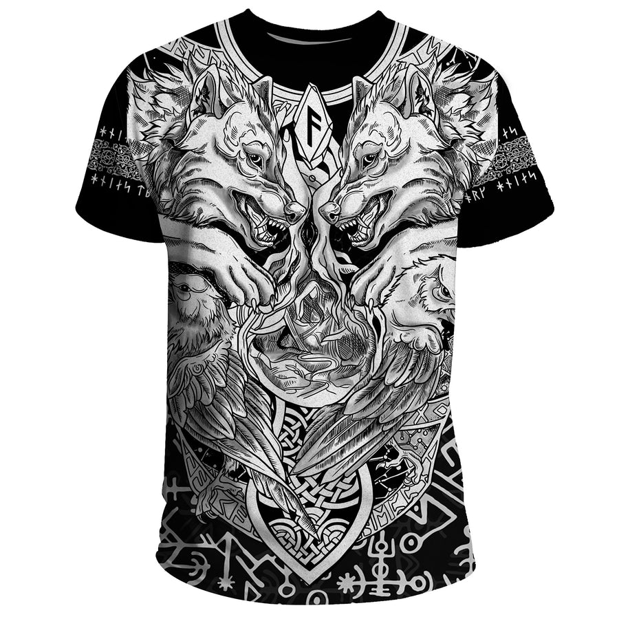 Tspinners T-Shirt - Wolf And Raven Special A21