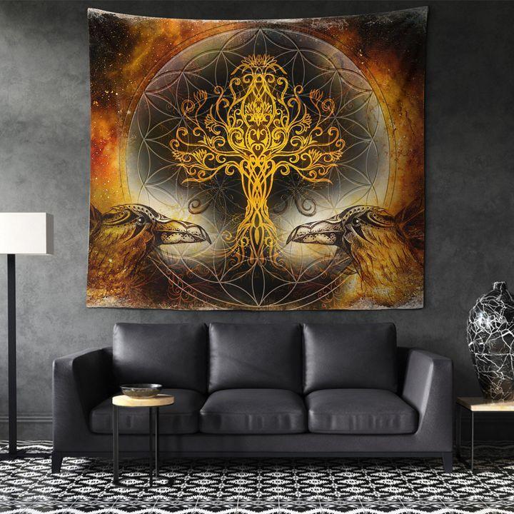 Viking Legend Warrior Limited 3D Print Wall Tapestry 14A15