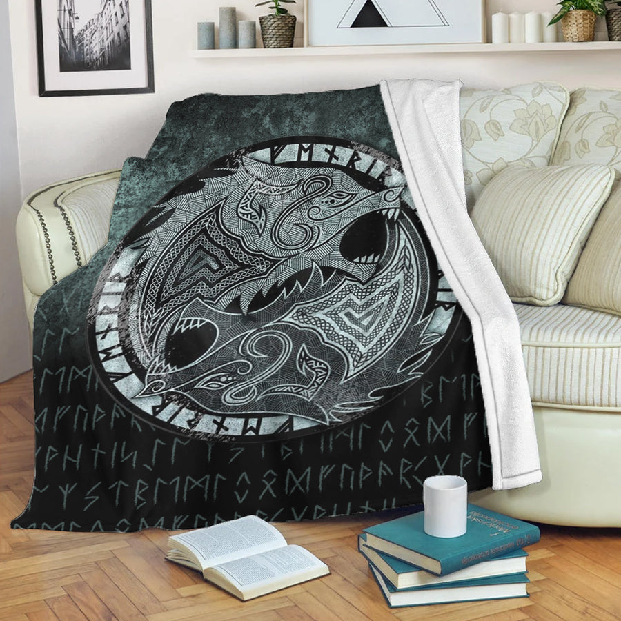 Tspinners Premium Blanket - Fenrir the Wolf Premium Blanket A7