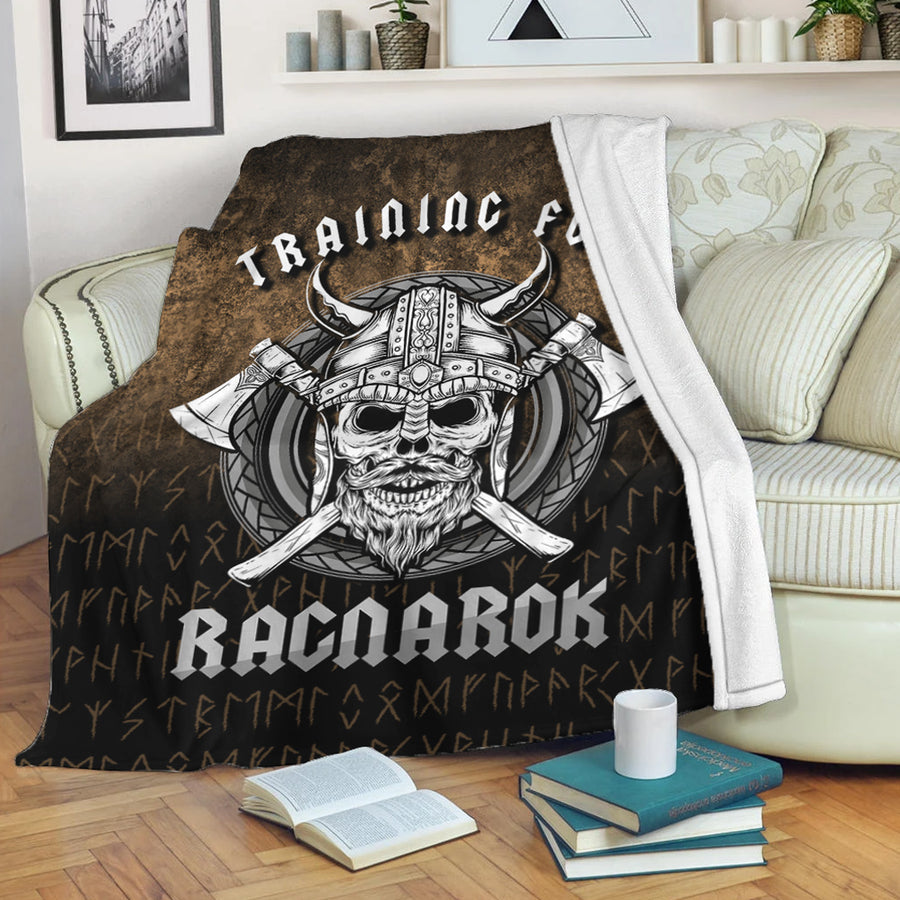 Tspinners Premium Blanket -Training-For-Ragnarok-Vikings Premium Blanket A7