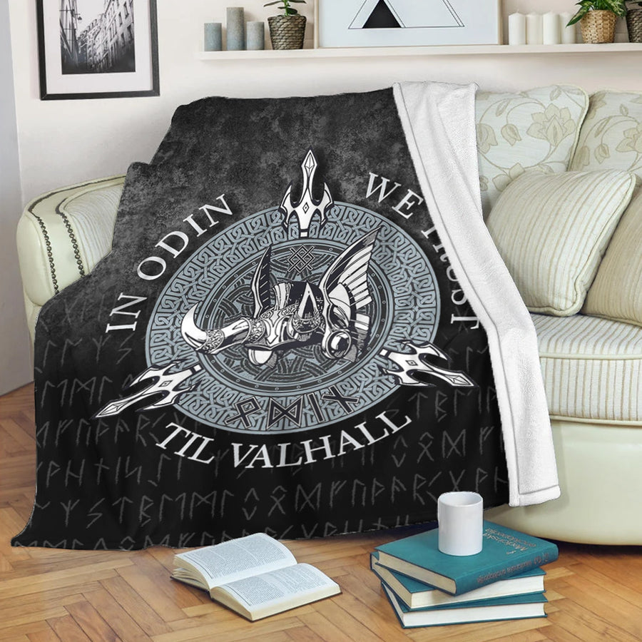 Tspinners Premium Blanket - In Odin We Trust Premium Blanket A7