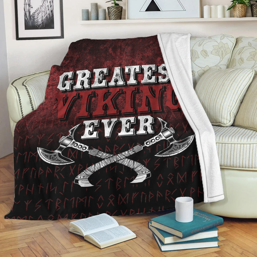 Tspinners Premium Blanket - Greatest Viking Ever Premium Blanket A7