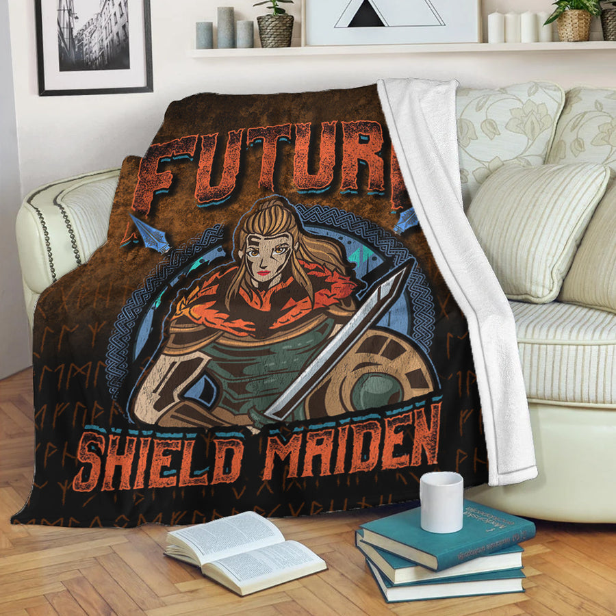 Tspinners Premium Blanket - Future ShieldMaiden Premium Blanket A7