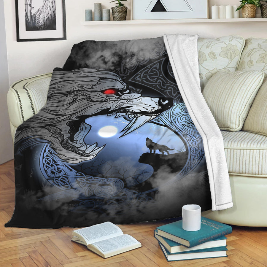 Tspinners Premium Blanket - Fenrir And Moon Premium Blanket A31