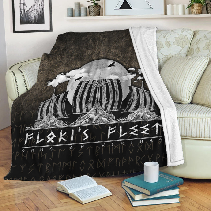 Tspinners Premium Blanket - Floki's Fleet Premium Blanket A7
