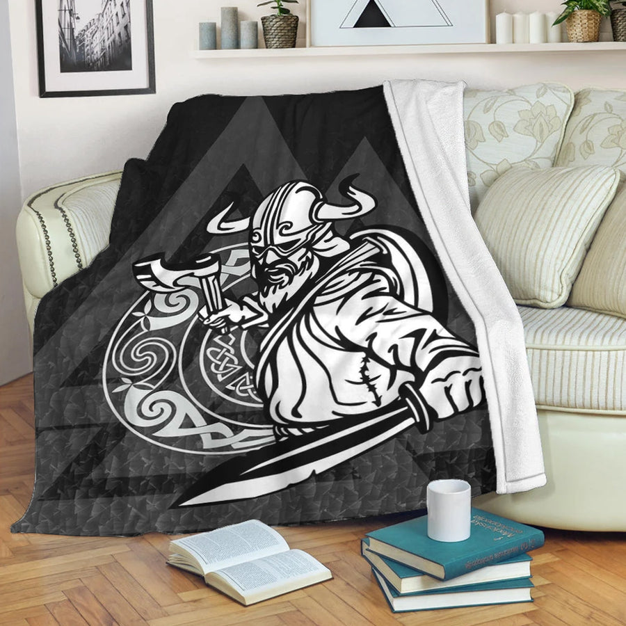 Tspinners Premium Blanket -Warriors Valknut Style Premium Blanket A94