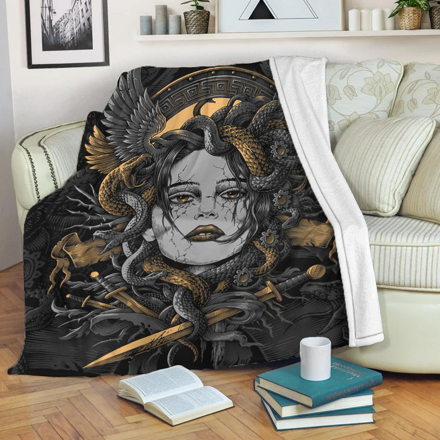 Tspinners Premium Blanket - Head Of Medusa Premium Blanket A7