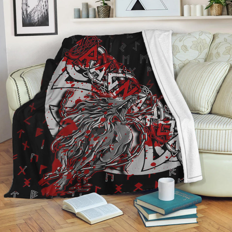 Tspinners Premium Blanket - Fenrir Ragnarok Blood Premium Blanket A95
