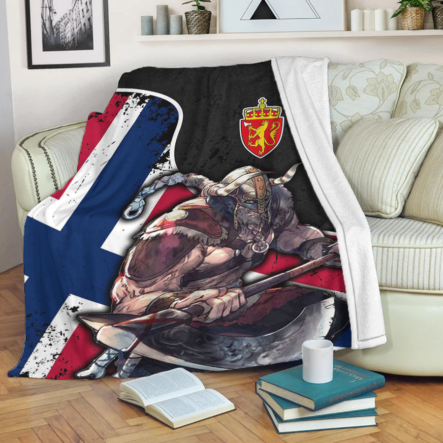 Tspinners Premium Blanket - Norway Warrior Brush Style Premium Blanket A35