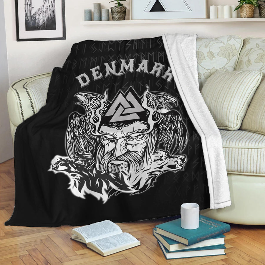 Tspinners Premium Blanket - Denmark Odin Viking Set Premium Blanket A95