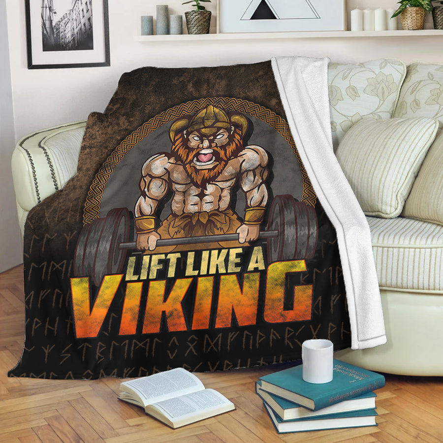 Tspinners Premium Blanket - Lift Like A Viking Premium Blanket A7