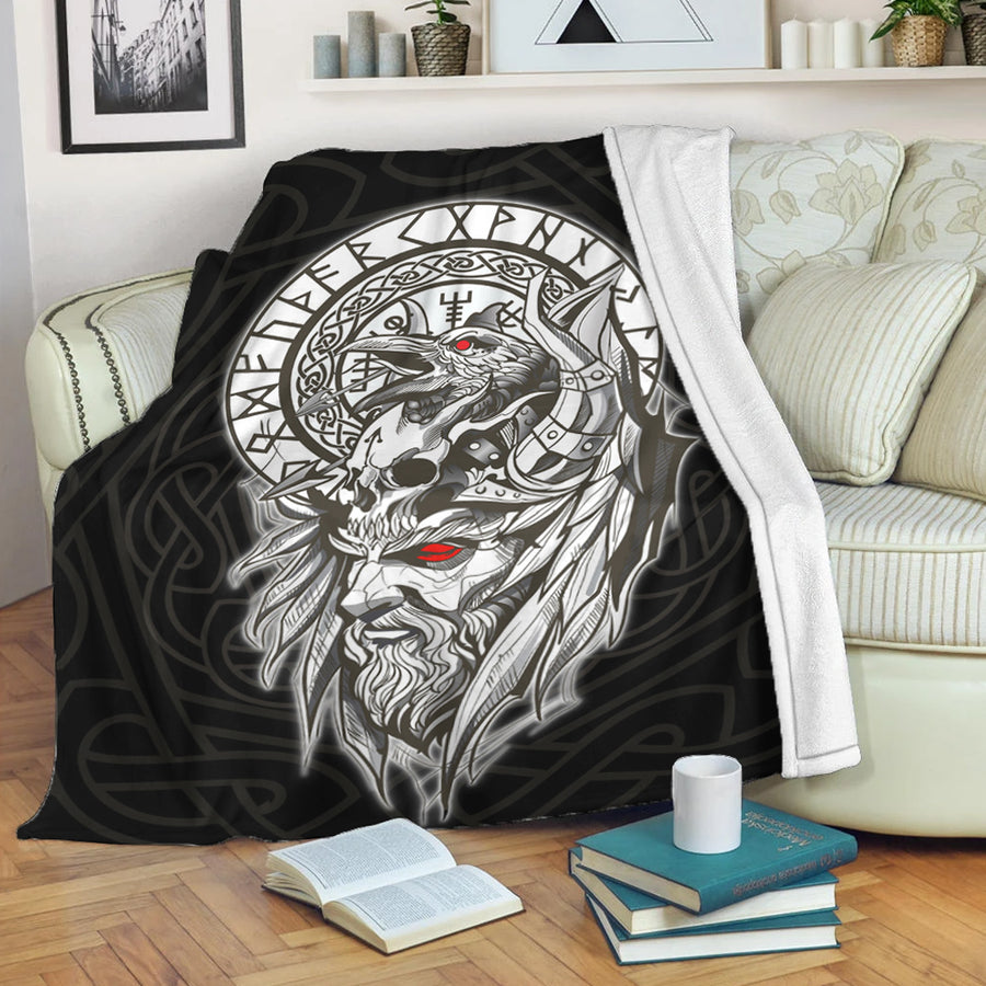 Tspinners Premium Blanket -Viking Odin Set Premium Blanket A95