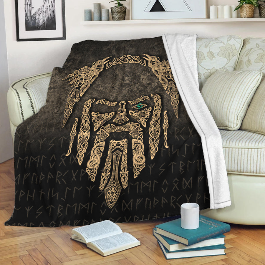Tspinners Premium Blanket - Eye of Odin - Gold Version Premium Blanket A7