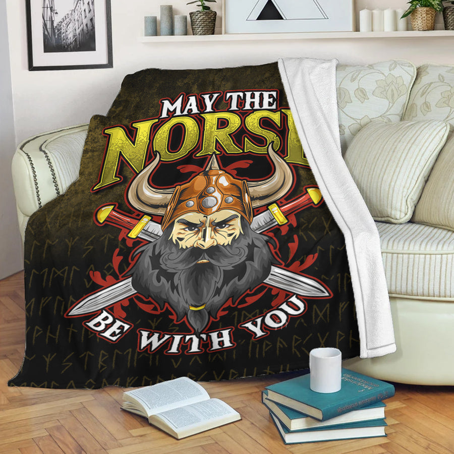 Tspinners Premium Blanket -May The Norse Be With You Premium Blanket A7