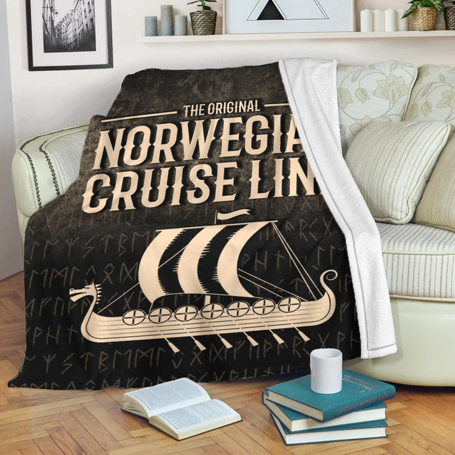 Tspinners Premium Blanket - Norwegian Cruise Line Vikings Premium Blanket A7