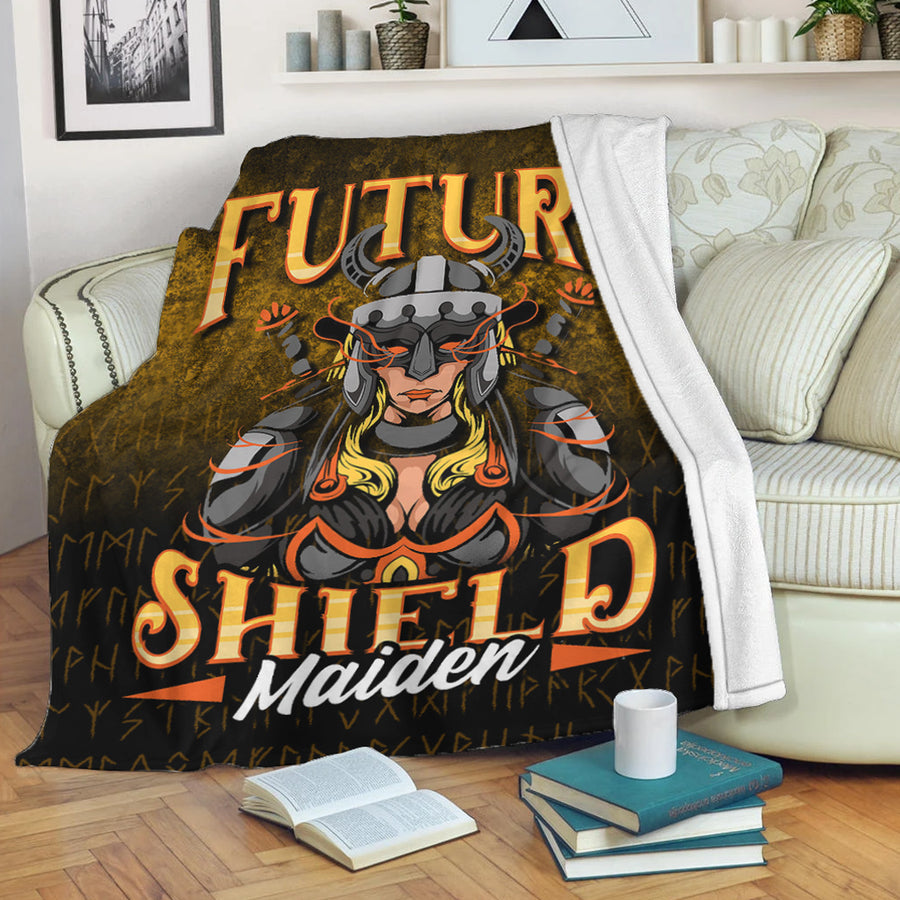 Tspinners Premium Blanket - Future Shield Maiden Premium Blanket A7