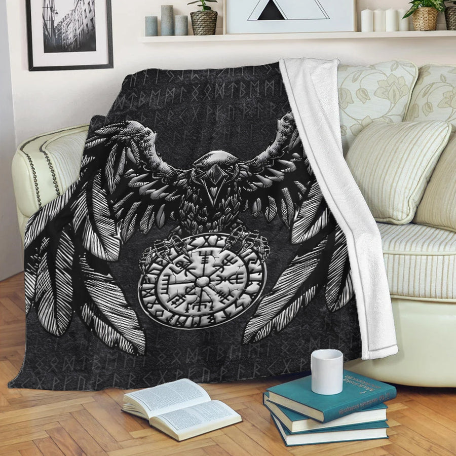 Tspinners Premium Blanket - Circle Raven Blanket A95