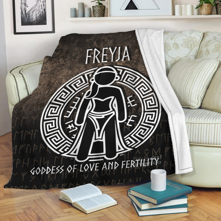 Tspinners Premium Blanket - Freyja the Goddess of Love and Fertility Premium Blanket A7