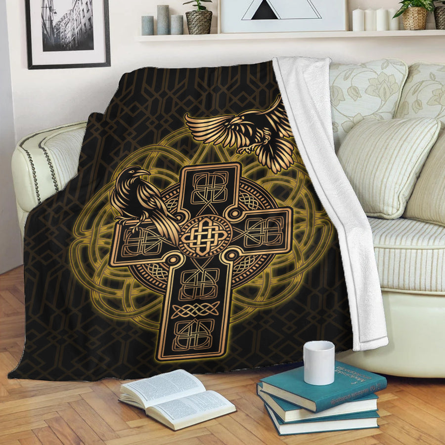 Tspinners Premium Blanket -Viking Raven Premium Blanket A95