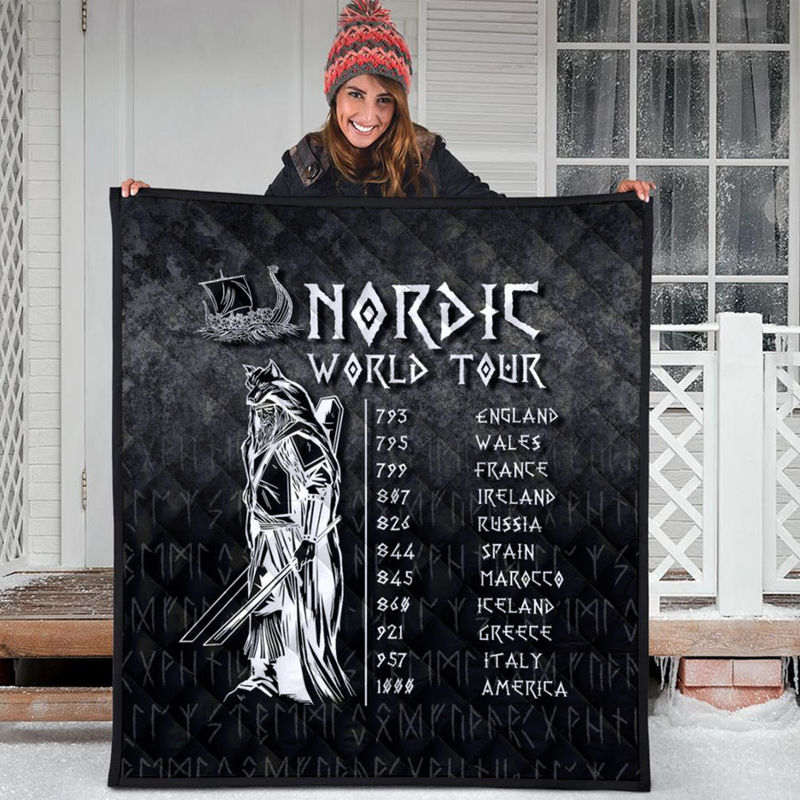 Tspinners Quilt - Nordic World Tour Quilt A7