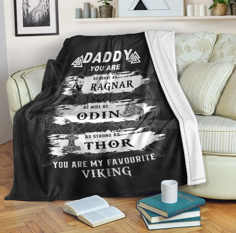 Tspinners - Viking Daddy Premium Blanket A31