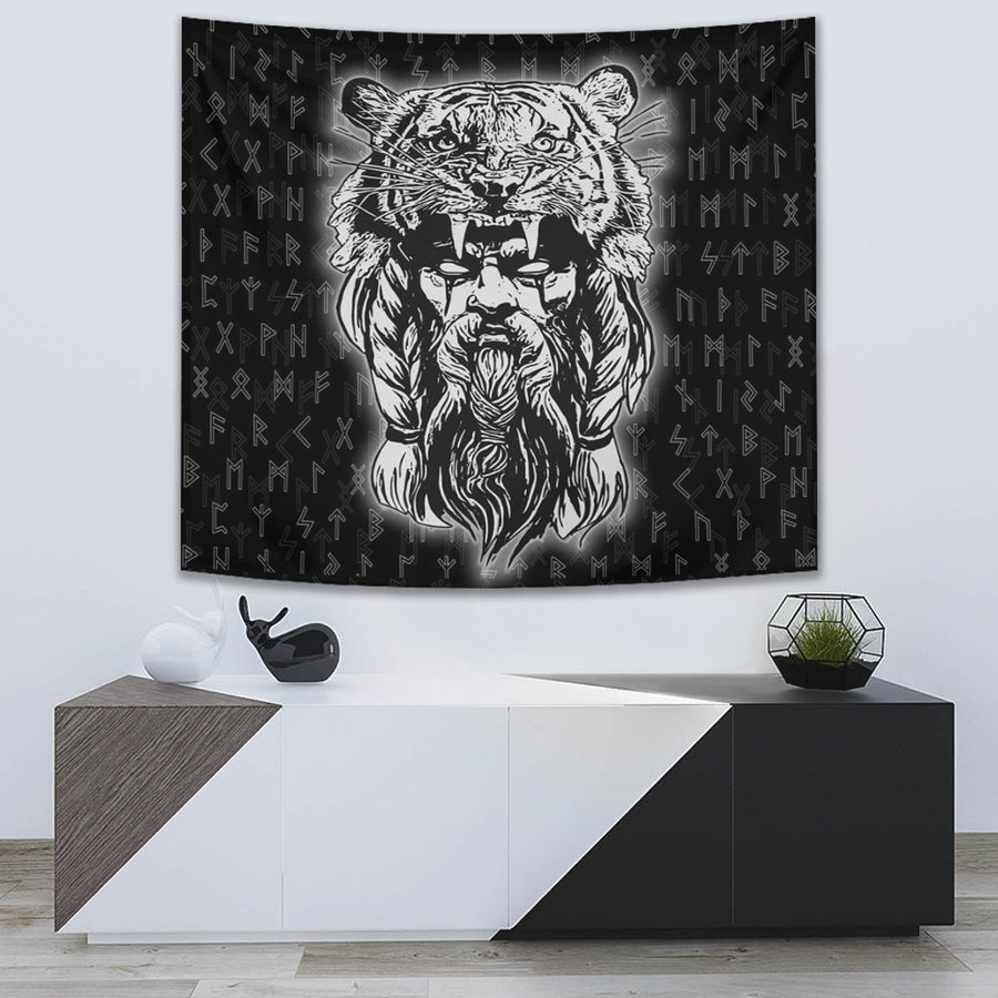 Tspinners Tapestry -Wolf Odin Viking Set Tapestry A95