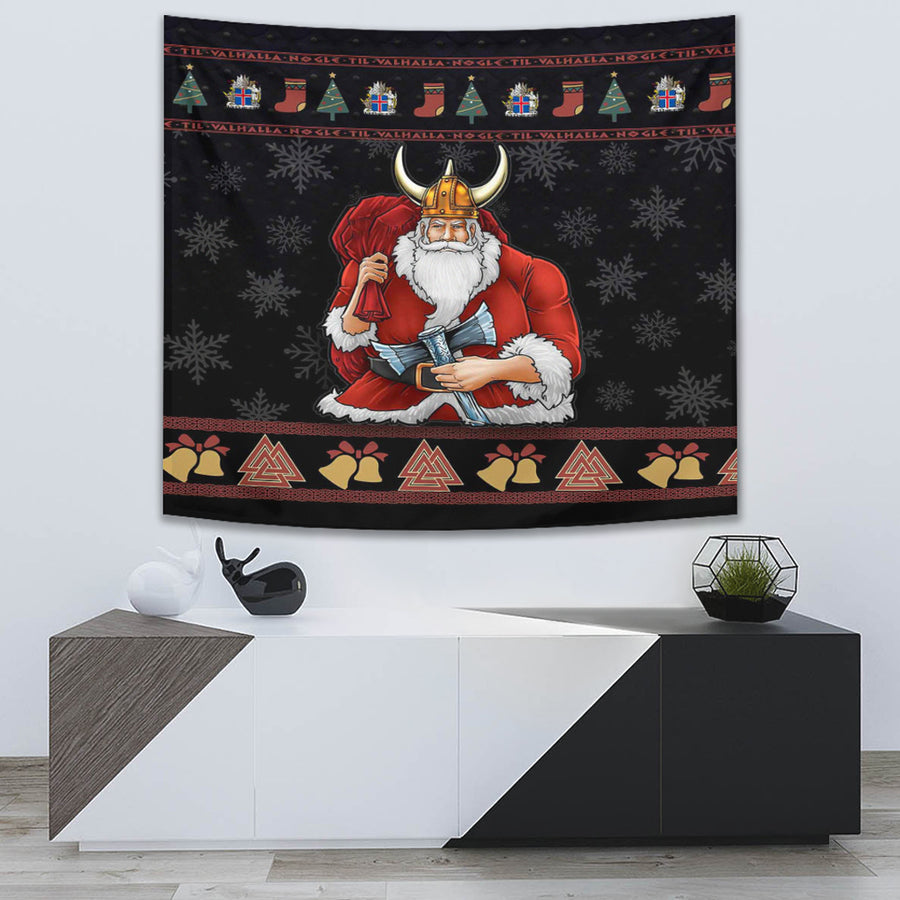 Tspinners Tapestry - Christmas Iceland Santa Tapestry A94
