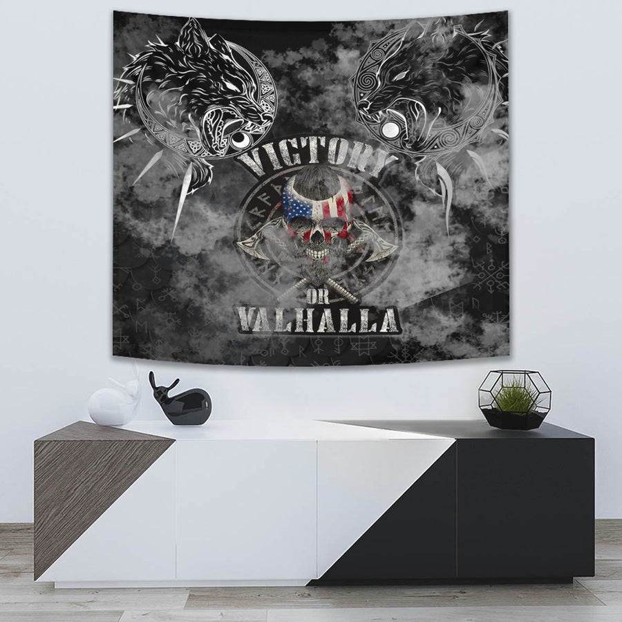 Tspinners Tapestry - Viking Skol and Hati American Tapestry A31