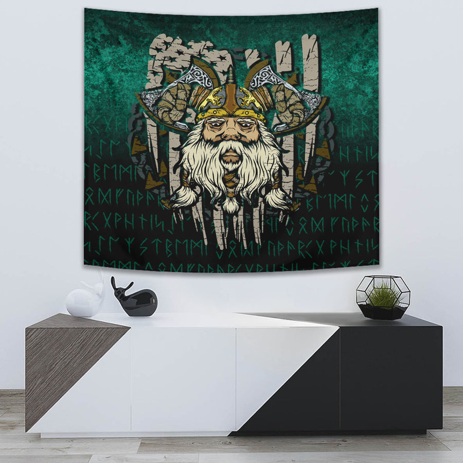 Tspinners Tapestry - America Odin Tapestry A7