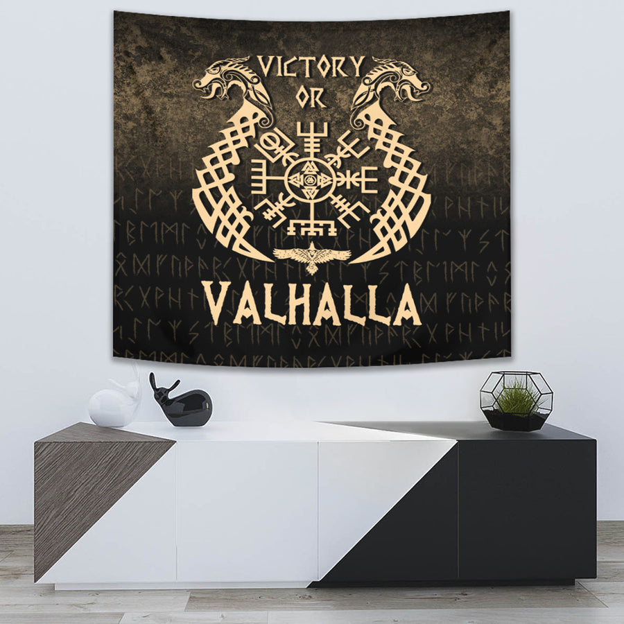 Tspinners Tapestry - Victory or Valhalla - Gold Version Tapestry A7