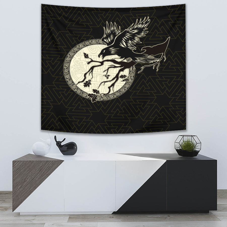 Tspinners Tapestry - Viking Raven Tapestry A95