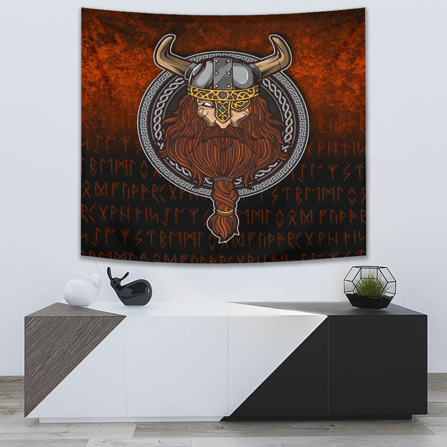 Tspinners Tapestry - Viking Warrior Odin Valhalla Tapestry A7