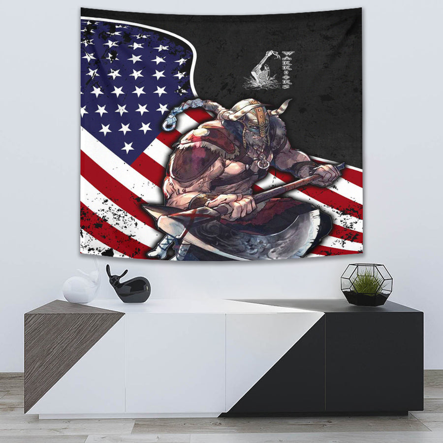 Tspinners Tapestry - USA Warrior Brush Style Tapestry A35