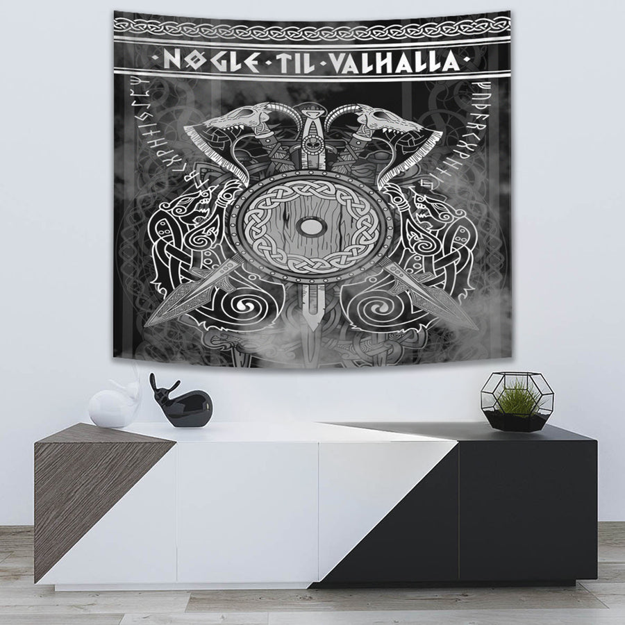 Tspinners Tapestry - Viking Valknut Celtic Tapestry A31