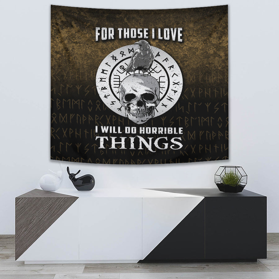 Tspinners Tapestry -For Those I Love I Will Do Horrible Things 2 Tapestry A7