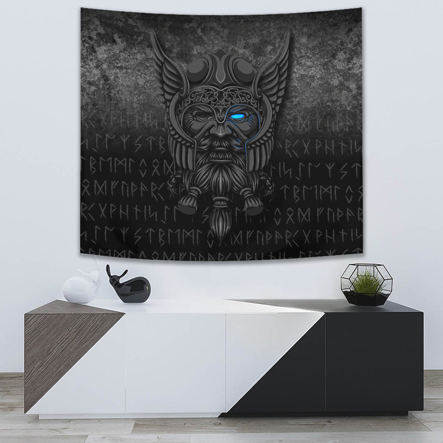 Tspinners Tapestry - Viking Odin Allfather In Asgard - Special Version Tapestry A7