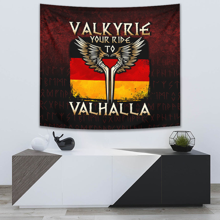 Tspinners Tapestry - Valkyrie Your Ride to Valhalla Germany Tapestry A7