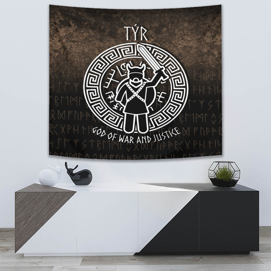 Tspinners Tapestry - Tyr God Of War And Justice Tapestry A7