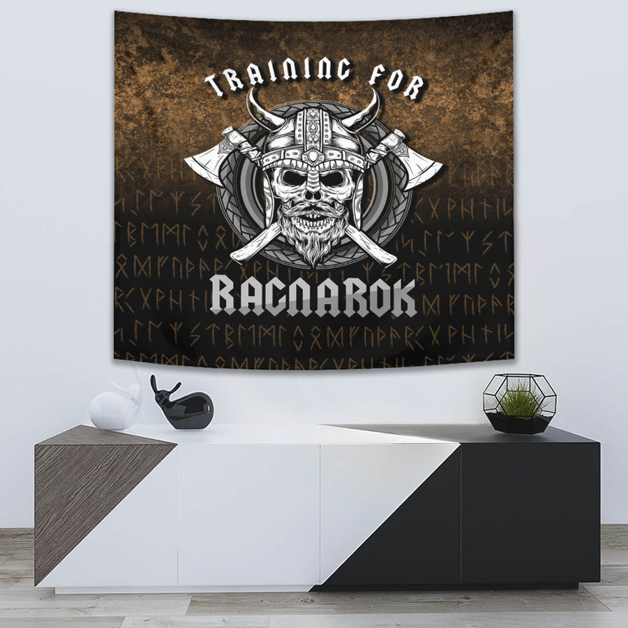 Tspinners Tapestry -Training-For-Ragnarok-Vikings-Norse Tapestry A7