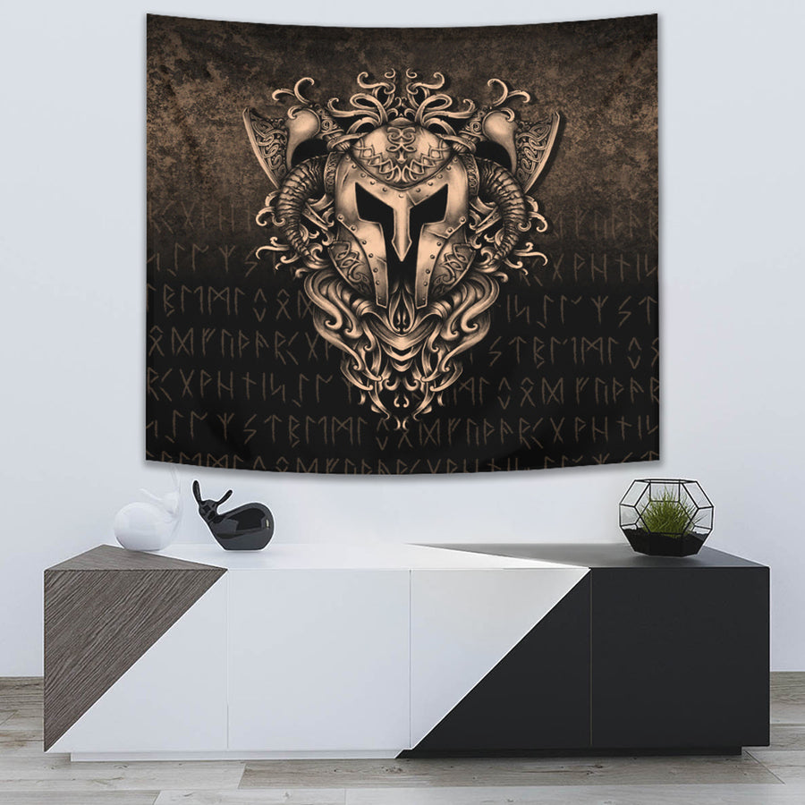 Tspinners Tapestry - The Armor Of Viking - Gold Version Tapestry A7